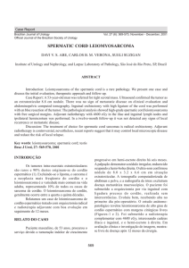 spermatic cord leiomyosarcoma - International Brazilian Journal Of