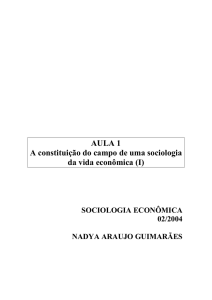 sociologia econômica - fflch-usp