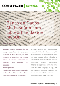 Banco de Dados Multiusuário com LibreOffice Base e