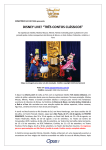 disney live! “três contos clássicos”