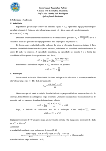 Universidade Federal de Pelotas Cálculo com Geometria Analítica I