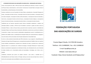 federação portuguesa das associações de surdos