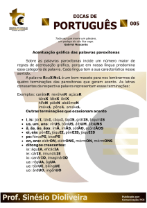Dicas de Português 005 - Tribunal de Contas do Estado de Goiás