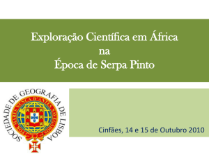 Exploração Científica em África na Época de Serpa Pinto