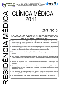 caderno de questões - clínica médica