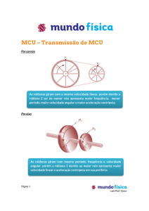 MCU – Transmissão de MCU