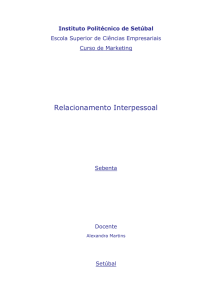 Documento PDF de Relação Interpessoal