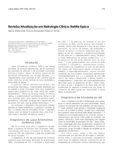 Revisão/Atualização em Nefrologia Clínica: Nefrite lúpica