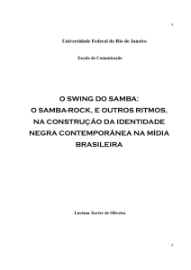 os:ing do samba: o samba roc., e outros ritmos, na