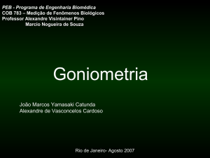 Goniometria - (LTC) de NUTES