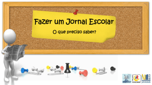Fazer um Jornal Escolar - Escola Secundária de Alves Redol