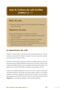 Aula 9 | Cultura do café (Coffea arabica L.) − I