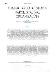 o impacto dos gestores narcisistas nas organizações