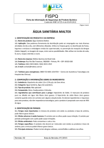 ÁGUA SANITÁRIA MALTEX