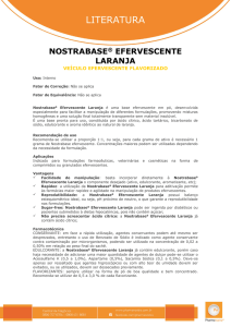 Nostrabase® Efervescente Laranja
