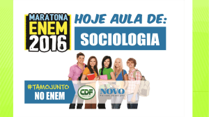Sociologia Novo Jornal