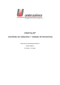 CRISTALIN® (cloridrato de nafazolina + maleato
