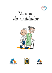 Manual Do Cuidador - Prefeitura Municipal de Ponta Grossa