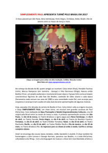 simplesmente paul apresenta turnê pelo brasil em 2017
