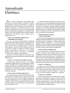 Aprendizado Eletrônico - Sociedade Brasileira de Cardiologia