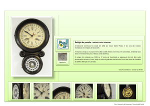 Relógio de parede -ANSONIA CLOCK COMPANY A fabricante
