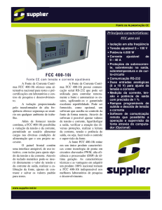 FCC 400-10i - Supplier Indústria
