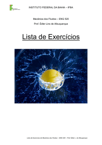 Lista de Exercícios