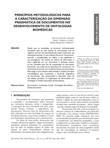 princípios metodológicos para a caracterização da dimensão