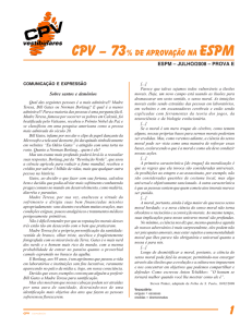 cpv – especializado na espm