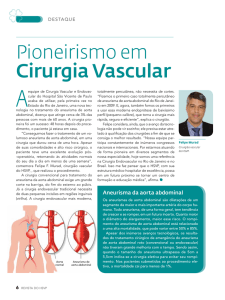 Pioneirismo em Cirurgia Vascular