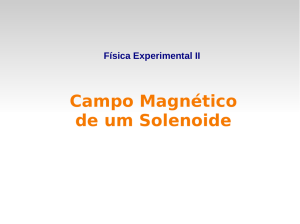 Campo Magnético de um Solenoide