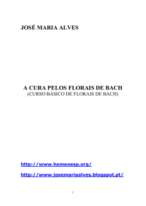 Cura pelos Florais de Bach