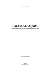 Cowboys do Asfalto:Música sertaneja e - História