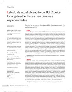 Estudo da atual utilização da TCFC pelos Cirurgiões