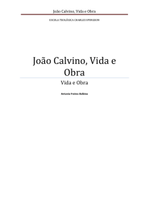 João Calvino, Vida e Obra