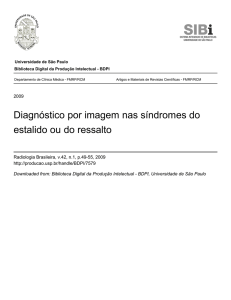 Diagnóstico por imagem nas síndromes do estalido ou