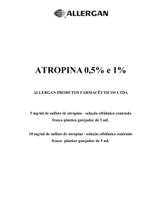 ATROPINA0,5% e 1%