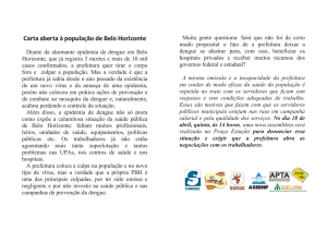 Carta aberta à população de Belo Horizonte - Sind