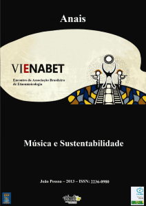 Anais VI ENABET - 2013 - Associação Brasileira de Etnomusicologia