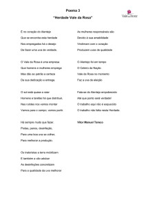Poema 3 “Herdade Vale da Rosa”