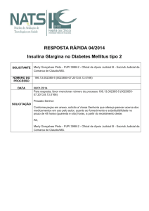 Insulina Glargina DM tipo2
