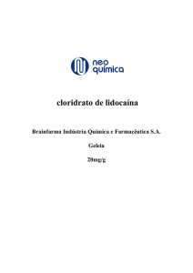 cloridrato de lidocaína_Bula_Paciente