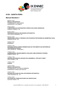 01/05 - QUINTA-FEIRA Manuel Bandeira I