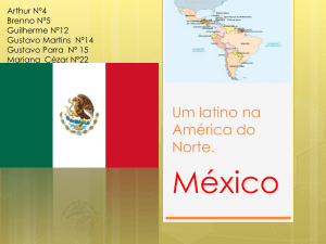 Um latino na América do Norte.
