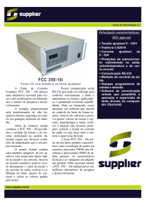 FCC 350-10i - Supplier Indústria