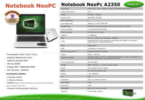 Notebook NeoPc A2350
