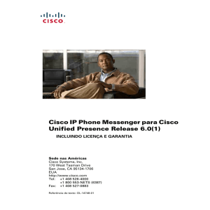 Cisco IP Phone Messenger para Cisco Unified Presence Release
