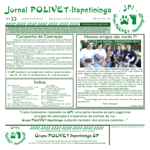 Jornal POLIVET-Itapetininga - Grupo POLIVET
