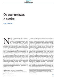Os economistas e a crise