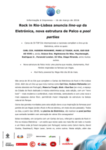 Rock in Rio-Lisboa anuncia line-up da Eletrónica, nova estrutura de